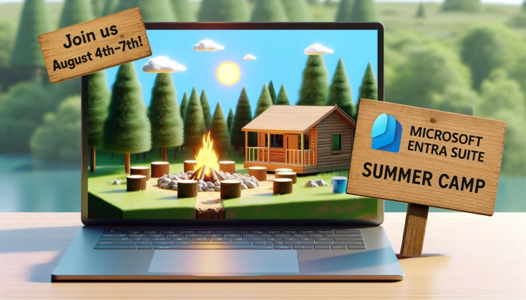 Hình ảnh quảng bá cho sự kiện Microsoft Entra Suite Summer Camp đã diễn ra vào tháng 8 năm 2025.